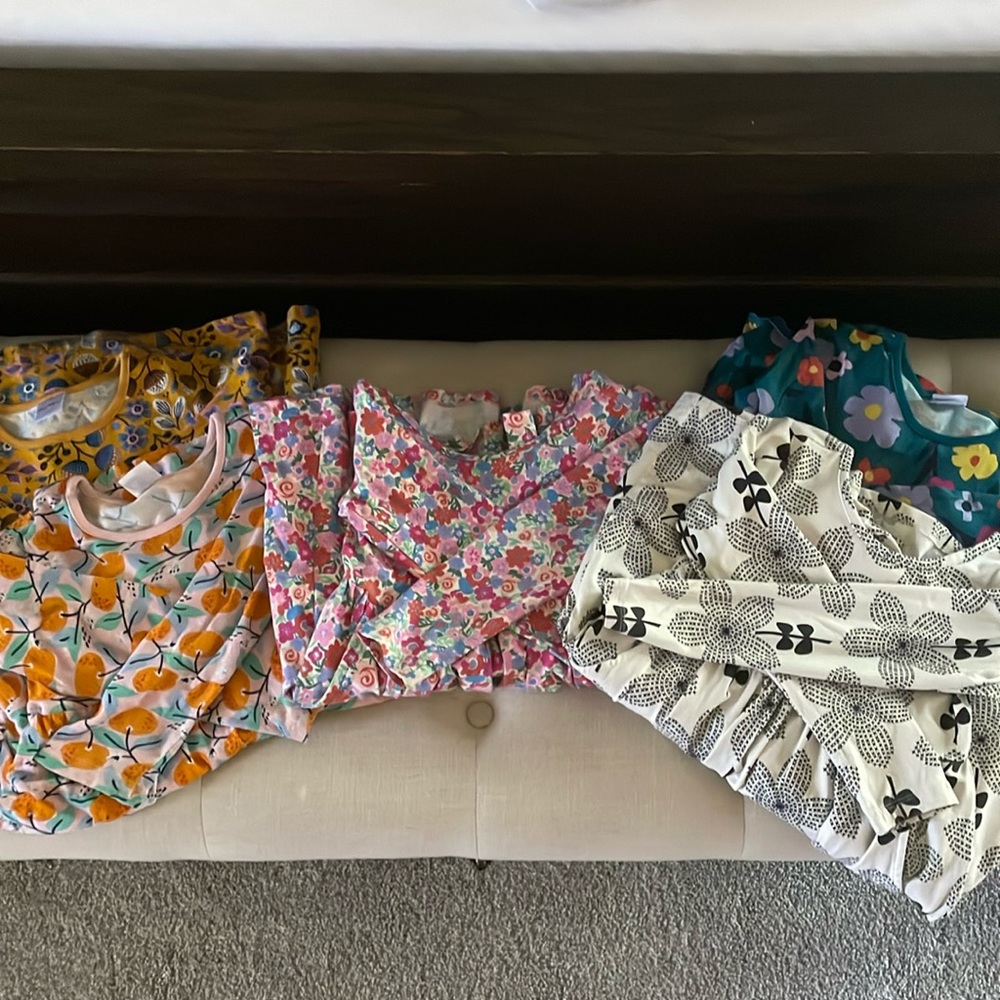Five Hanna Andersson 5T twirl dresses